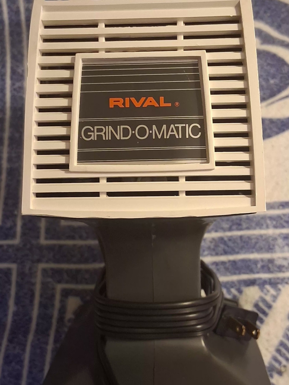 Grind-O-Matic Electric Coffee Grinder - Silver/Gray